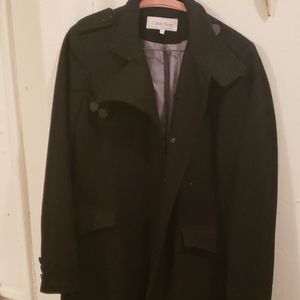 Women's Calvin Klein military style peacoat